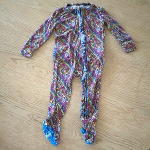 Posh Peanut x Lisa Frank Ruffle Footie (6-9 months)